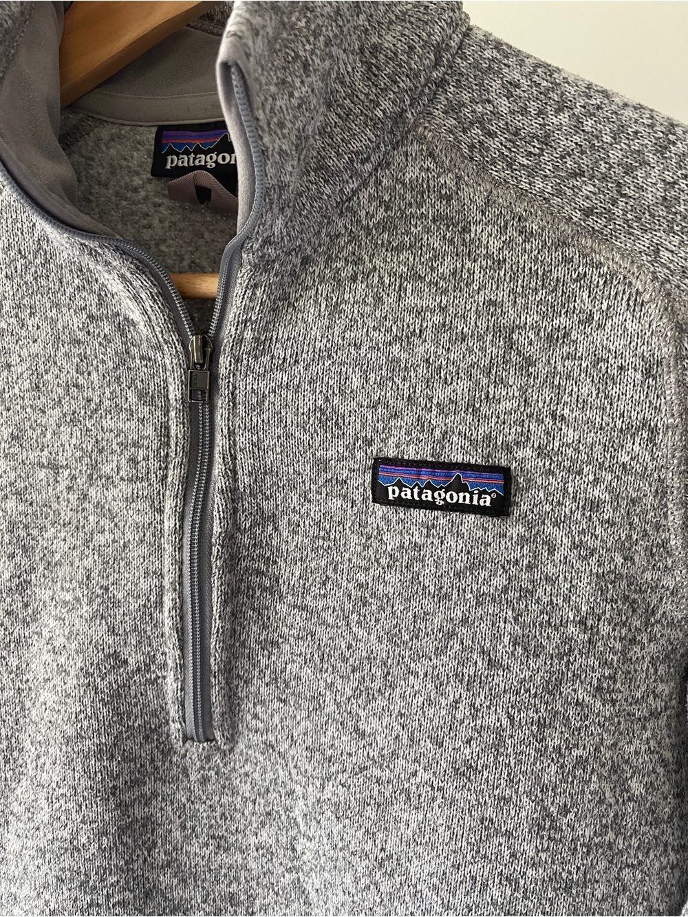 Patagonia Better Sweater 1/4 Zip Gray Size M - Picture 2 of 5